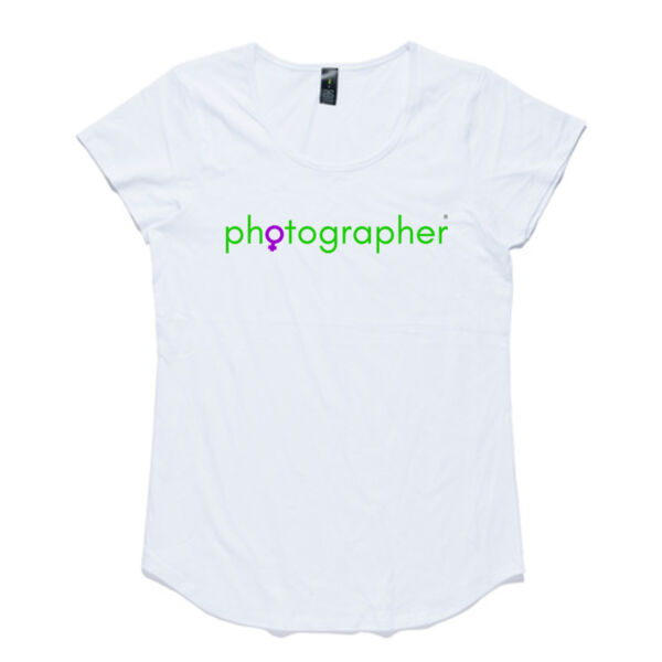 T-Shirt with Green-purple text Thumbnail